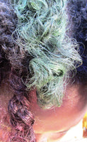 temporary hair colour enchanted green