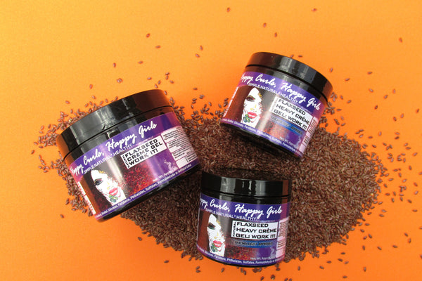Natural Flaxseed Heavy Crème Gel: Work it!